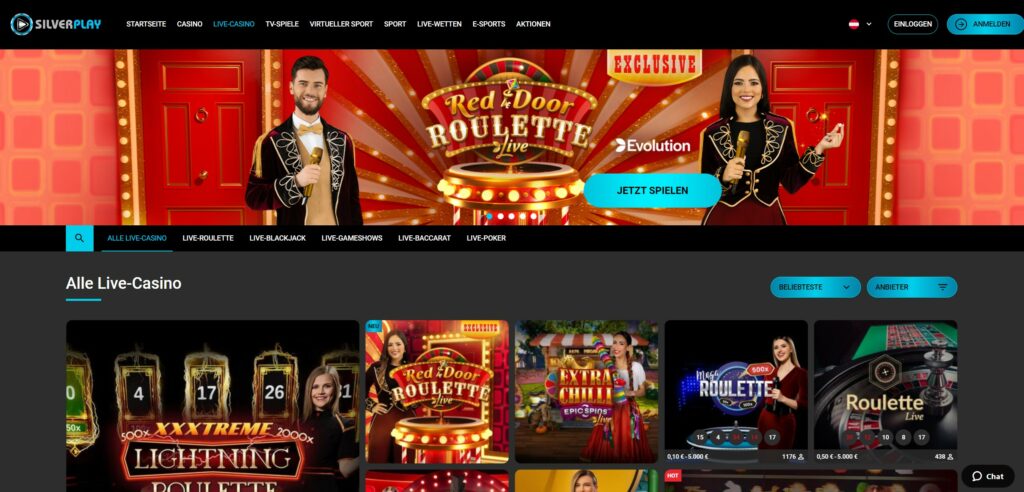 Silverplay Live Casino